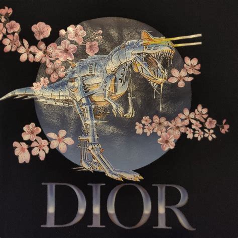 Dior x Sorayama Tyrannosaurus Rex Cherry Blossom 